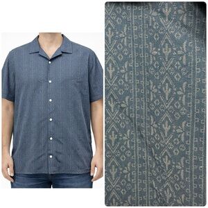 Bonobos Standard Fit Short Sleeve Button Down Casual Shirt Cactus Floral XXL